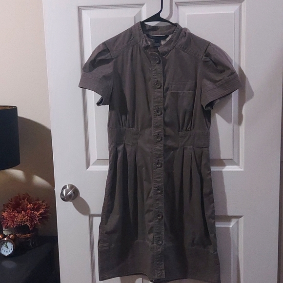 Marc By Marc Jacob’s Puff Short Sleeve MIDI Button Up Dress Size 12 - Picture 6 of 13
